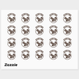 Secret Squirrel - Distressed - Type 1 Classic Round Sticker