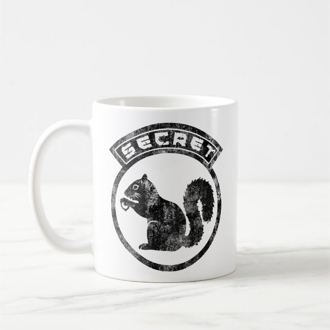 Secret Squirrel - Distressed - Type 2 Coffee Mug (Left)
