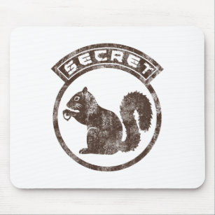 Secret Squirrel - Distressed - Type 2 Mouse Pad
