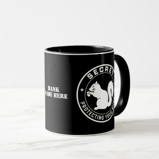 Secret Squirrel Protecting Your Nuts Customizable Mug
