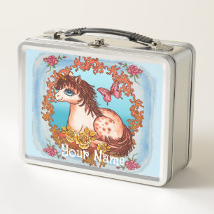 Secret Unicorn  Metal Lunch Box