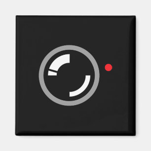 Secret Video Recording Funny Cameraman Halloween C Magnet