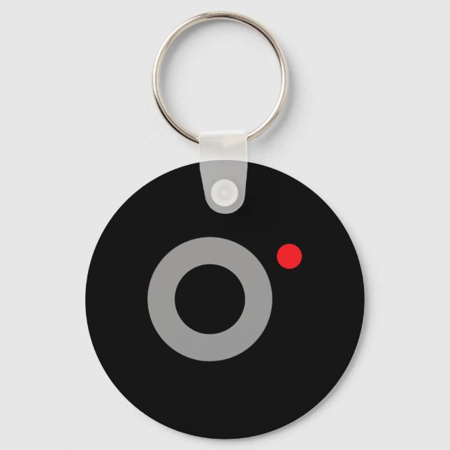 Secret Video Recording Funny Secret Agent Hallowee Keychain (Front)