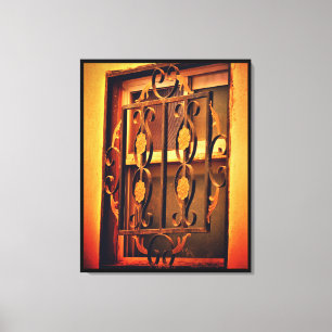 Secret Window Canvas Print