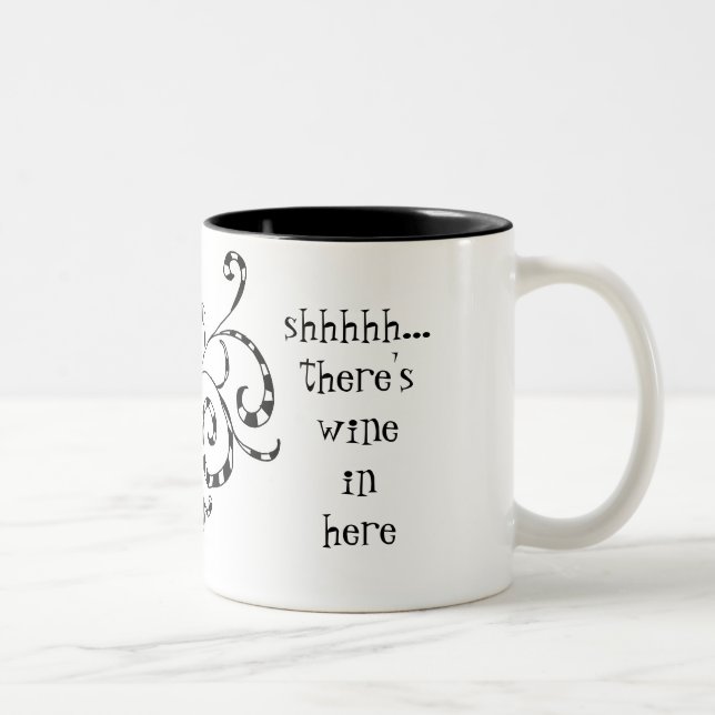 Secret Wine Funny Mug (Right)
