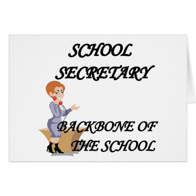 SECRÉTAIRE D'ÉCOLE (Devant horizontal)