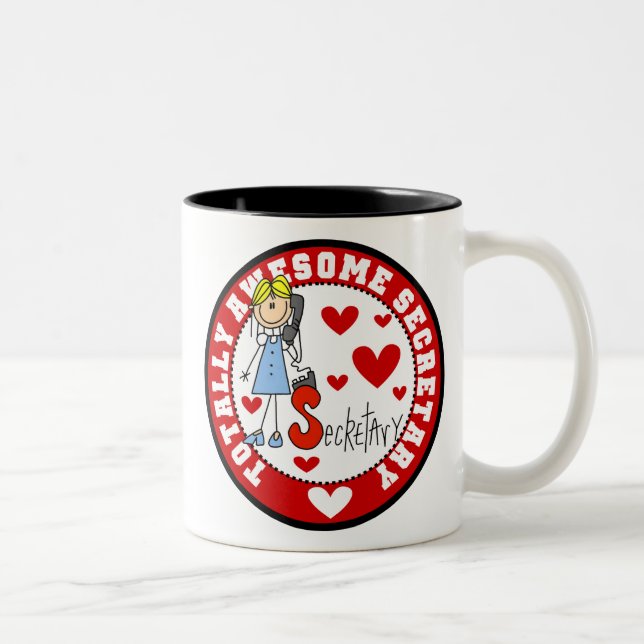 Secrétaire totalement impressionnant Mug (Droit)