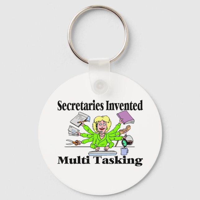 Secretaries Invented Multi Tasking Keychain (Front)