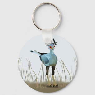 Secretary Bird Keychain