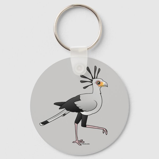 Secretary Bird Keychain (Front)