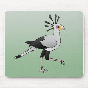 Secretary Bird Mouse Pad