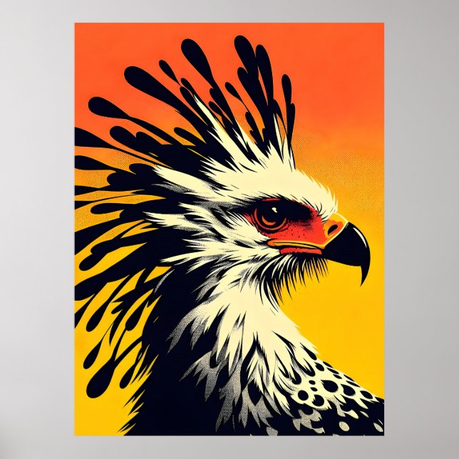 Secretary Bird  Poster (Front)