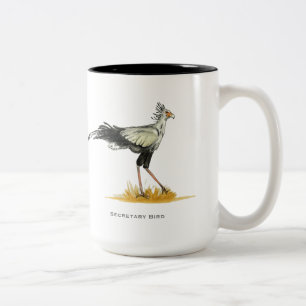 Secretary Bird Two-Tone Coffee Mug