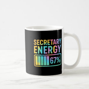 Secretary Energy 67 Percent Secretary Retro Vibes Coffee Mug
