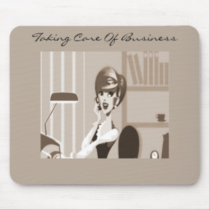 Secretary Girl Alicia Mouse Pad