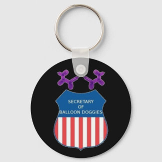 Secretary of Balloon Doggies Keychain