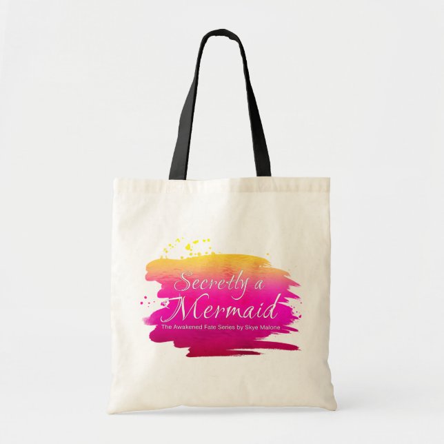 Secrètement une sirène - sac fourre-tout - rose (Devant)
