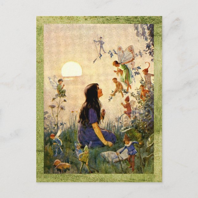 Secrets de fées - Antique carte postale (Devant)
