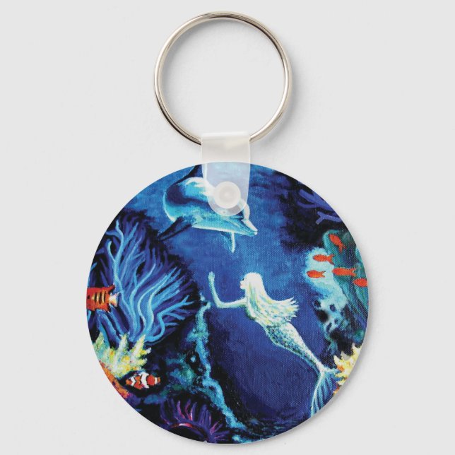 Secrets Of The Coral Reef - Mermaid Key Chain (Front)