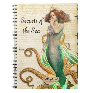 Secrets of the Sea Mermaid Notebook