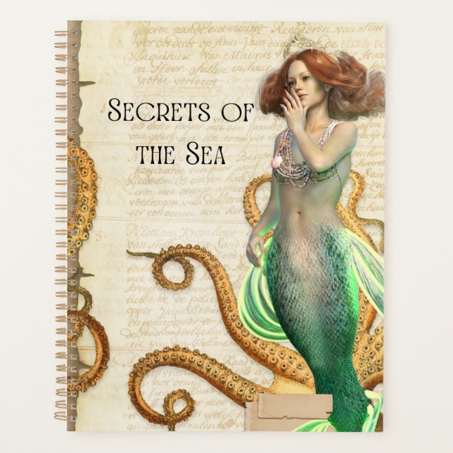 Secrets of the Sea Mermaid Planner (Front)