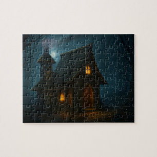Secrets of the Witch House in the Forest Jigsaw Puzzle