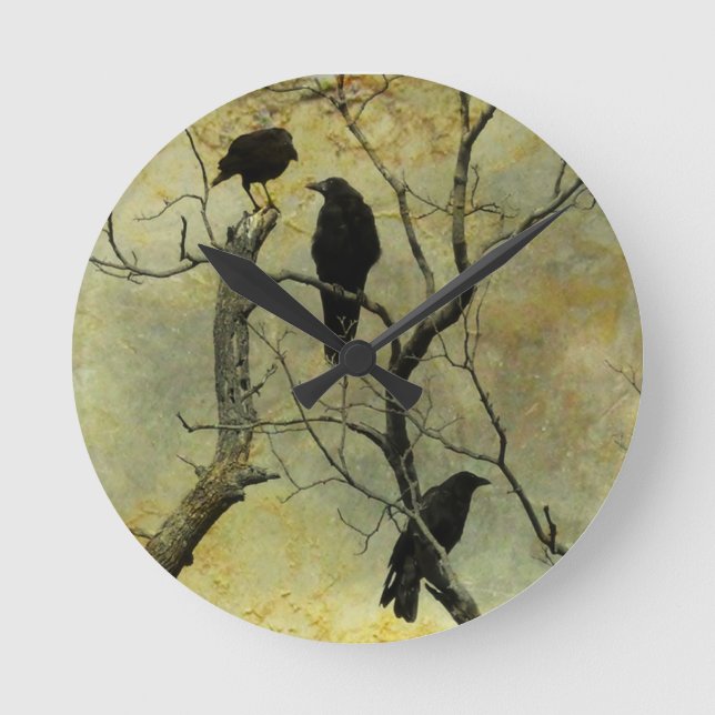 Secrets To Be Told Round Clock (Front)