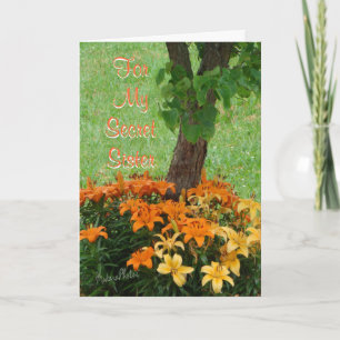SecretSister or any occasion-customize Card