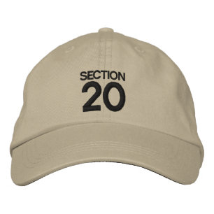 SECTION 20 Strike Back Inspired Hat/Cap Embroidered Hat