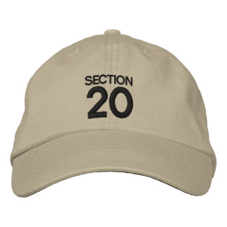 SECTION 20 Strike Back Inspired Hat/Cap Embroidered Hat