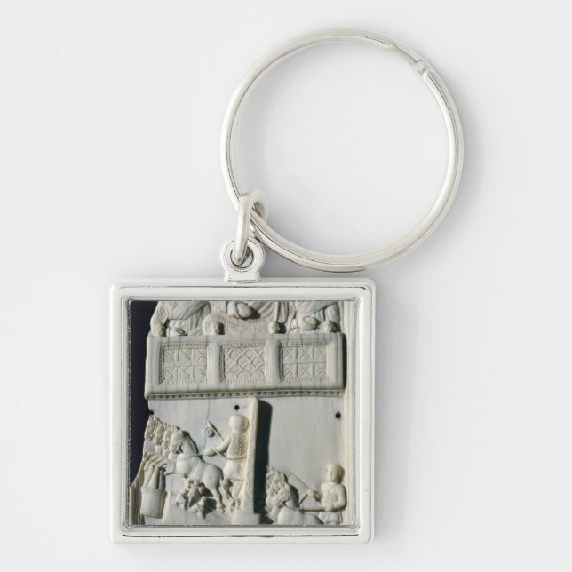 Section of a diptych keychain (Front)