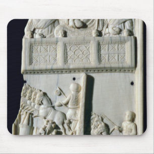 Section of a diptych mouse pad