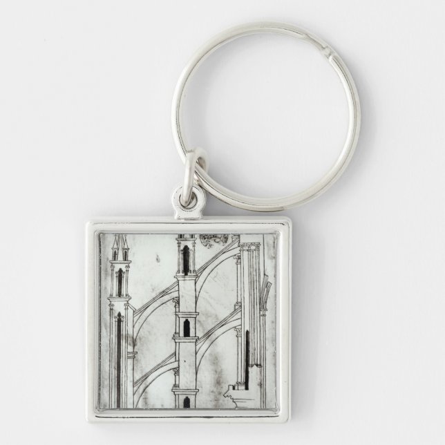 Section of the wall and arch keychain (Front)