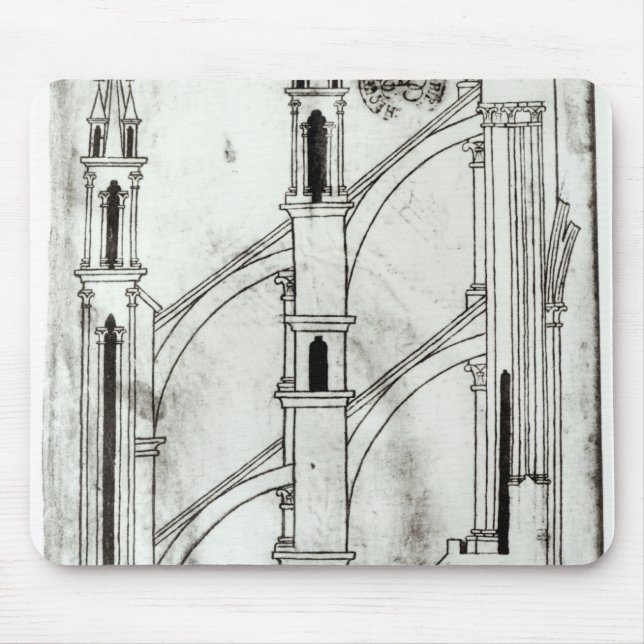 Section of the wall and arch mouse pad (Front)