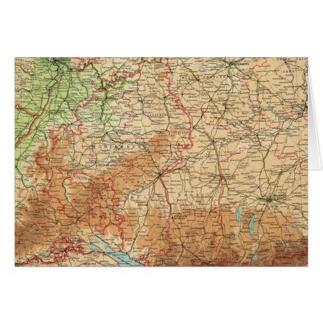 Section sud de l'Allemagne (Devant horizontal)