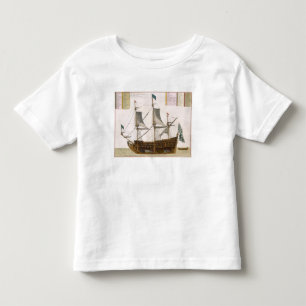 Section through a French first-rate ship of 104 ca Toddler T-shirt
