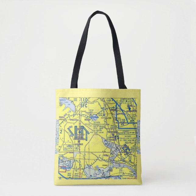 Sectional Chart Tote Bag (Front)