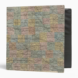 Sectional map of Iowa Binder