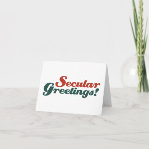 Secular Greetings Holiday Card