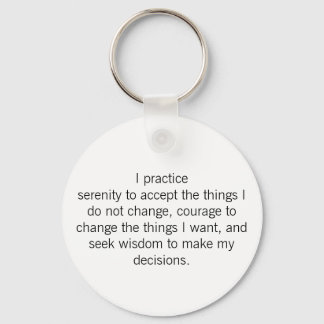 Secular Serenity Keychain