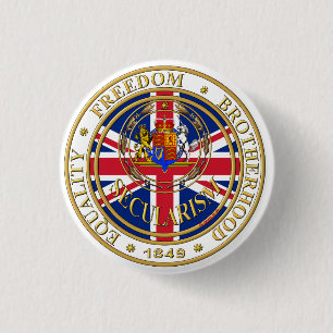secularism united kandom 1 inch round button