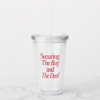 Securing The Bag Tumbler