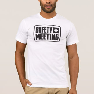 Sécurité rencontrant le T-shirt blanc