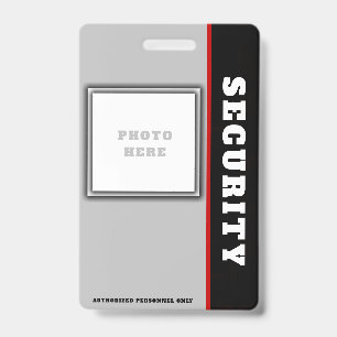 SECURITY BADGE