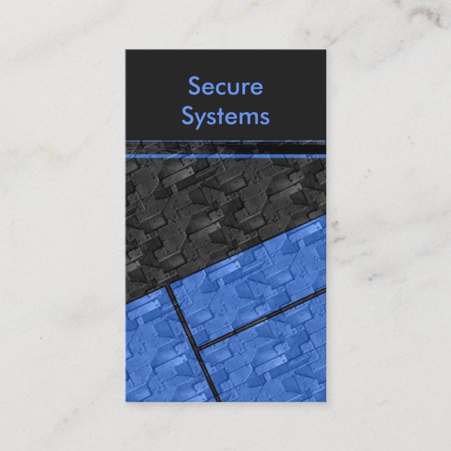 Security Business Card (Front)