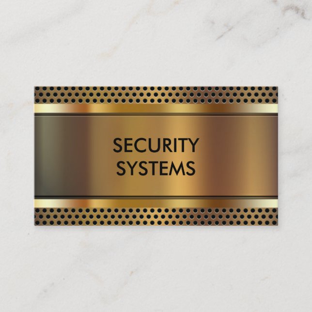 Security Business Cards (Front)