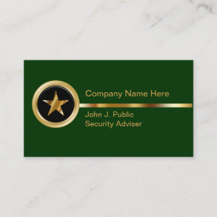 Security Business Cards