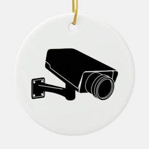 Security Camera Ceramic Ornament