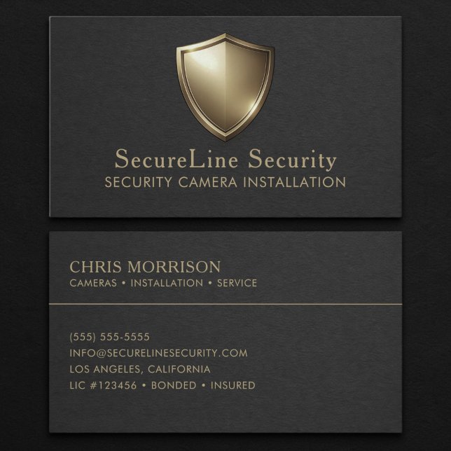 Security Camera Installation Business Card (Creator Uploaded)