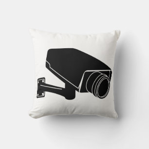 Security Camera Throw Pillow